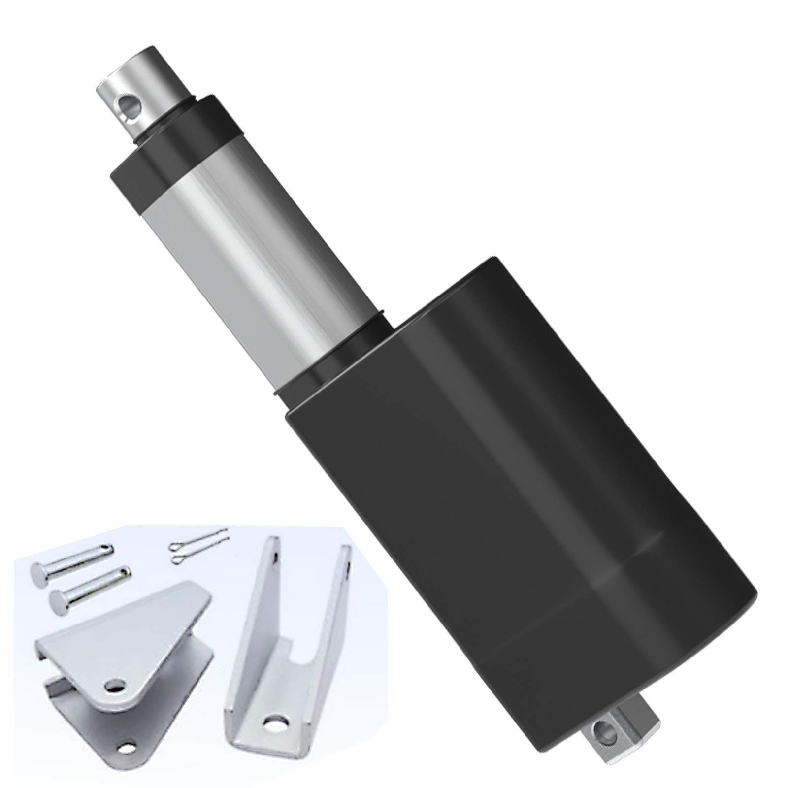 QBLDX Linear Actuator 1400N Heavy Duty Electric Door Opener Motor DC 12/24/36/48V, 50/100/150/200/250mm Stroke Apply to Car Door Window(Color:48V,Size:100mm)