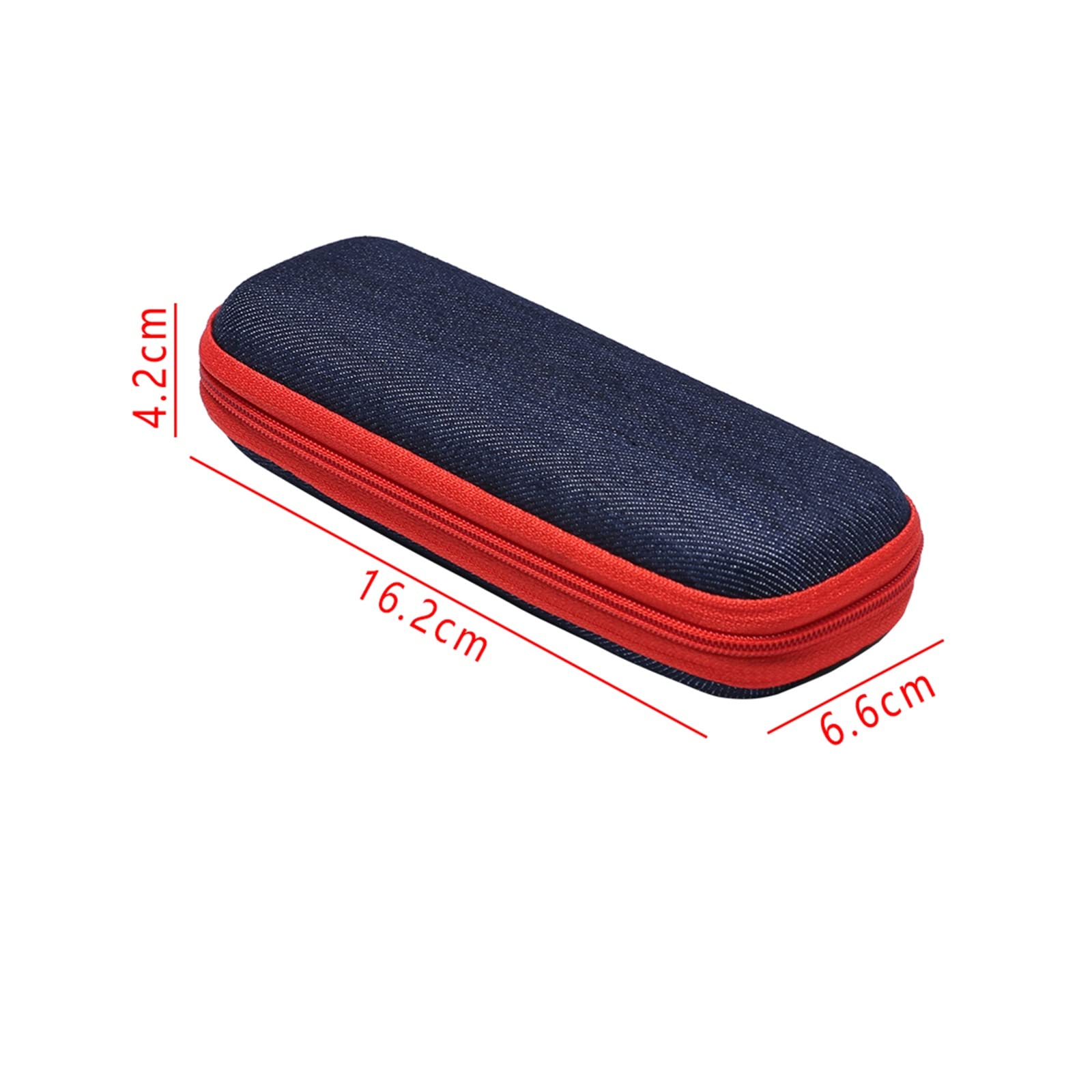 1 szt. przenośne etui na okulary pokrowiec na okulary przeciwsłoneczne twarde etui dla kobiet mężczyzn pudełko na okulary ze smyczą zamek błyskawiczny etui ochronne pudełka