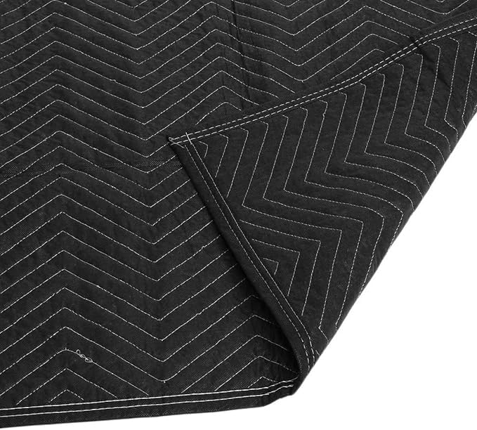 Image of Moving Blankets Heavy Duty Professional Packing Blanket for Moving Environmental Moving Supplies Pack of (1, (40 * 72)-Black)