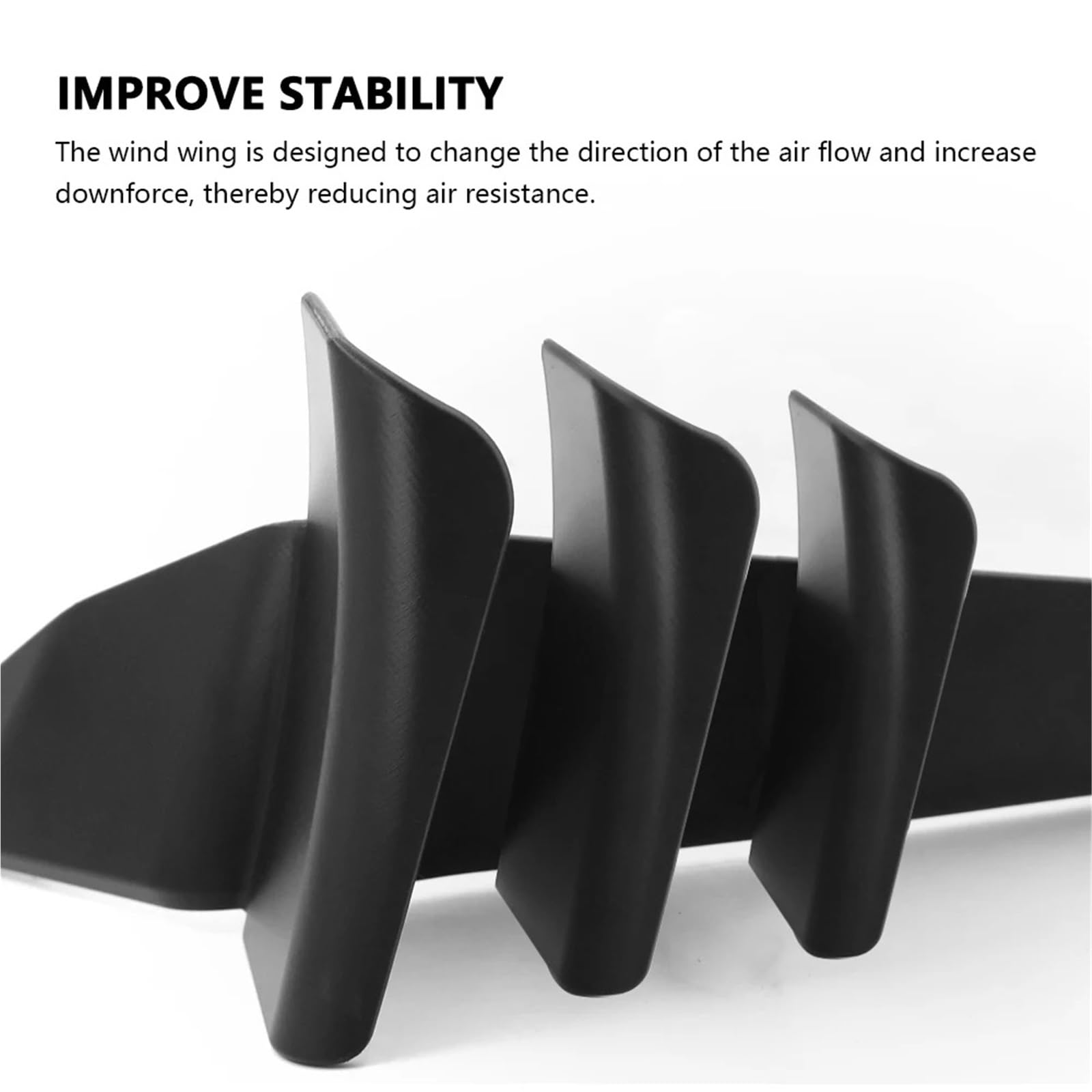 Front Bumper Splitter dachowy Pasuje do MT-09 MT09 SP 2024 2025 Skrzydło boczne Spoiler boczny Motocyklowy przedni spojler Stałe skrzydło