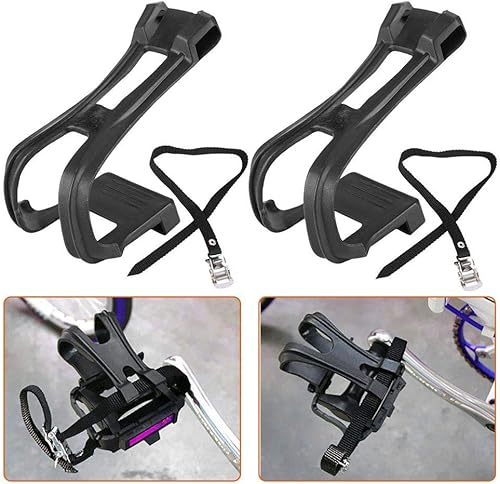 Miniatura 3 de VGEBY - Clip para dedos, correa de pedal, jaula antideslizante para pedal, engranaje fijo antideslizante para carretera de montaña