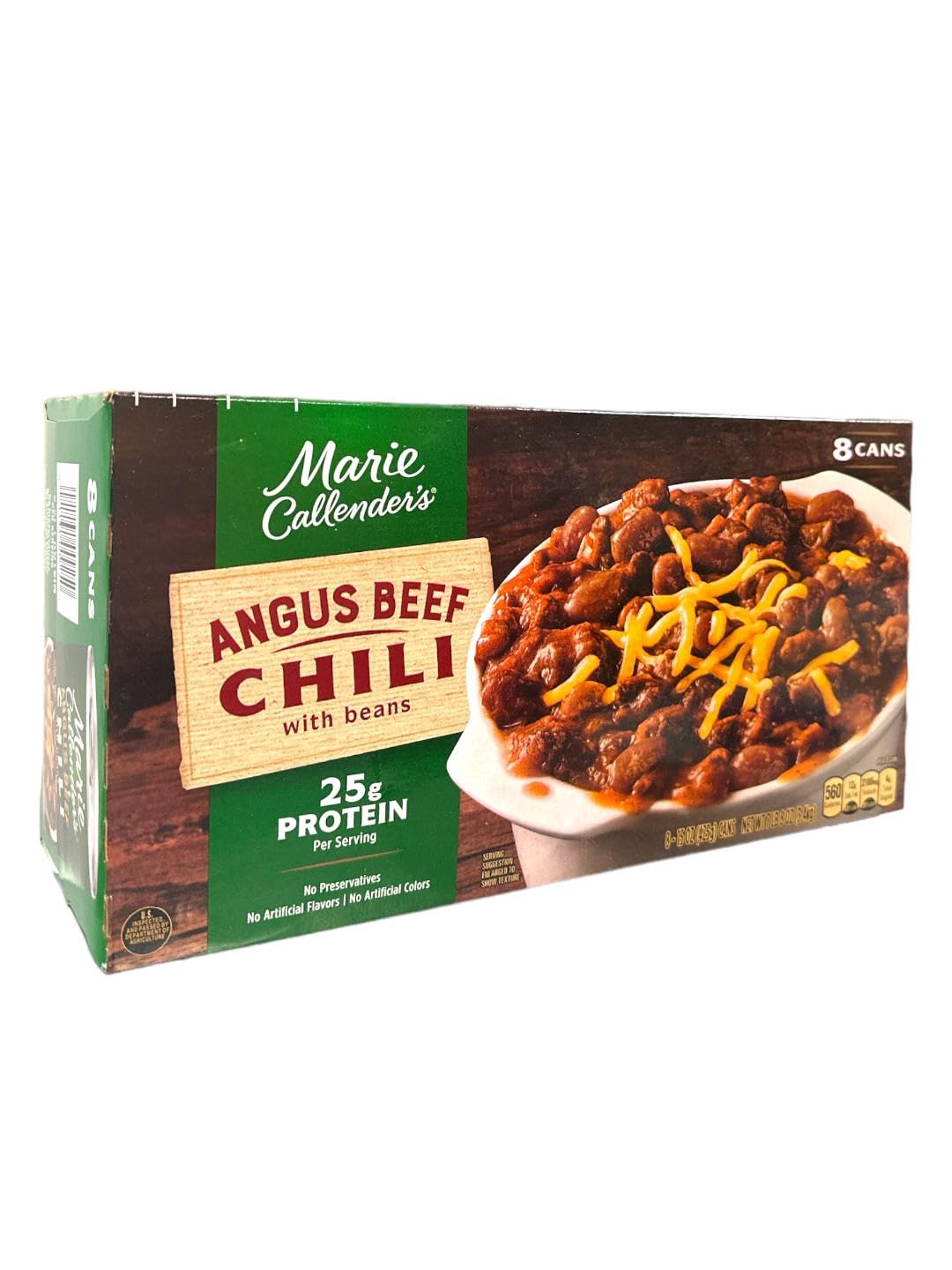 Marie Callender’s Angus Beef Chili with Beans 7 Lb 8 oz. 8 Pack15 Oz Cans