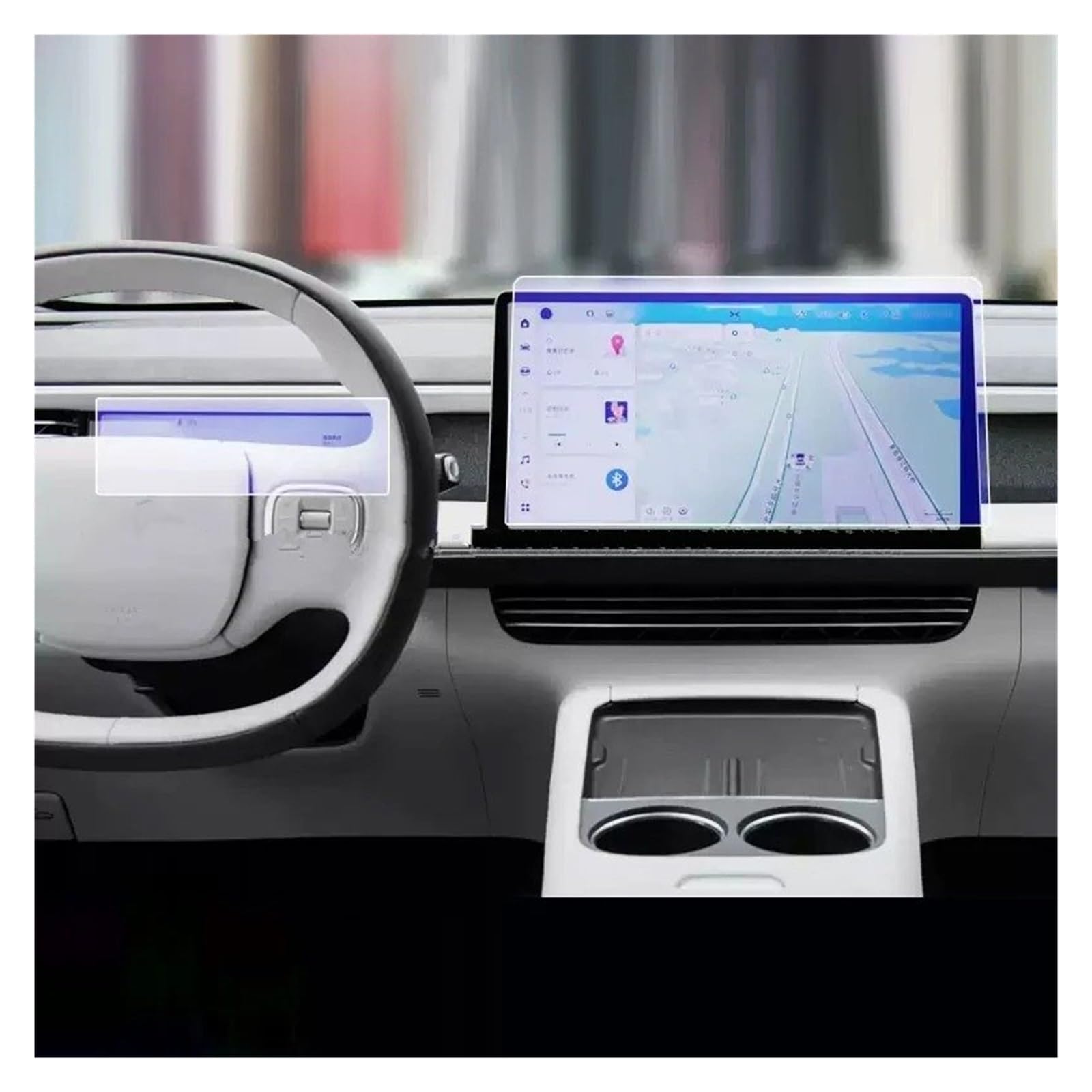 Osłona ekranu ze szkła hartowanego do radia samochodowego GPS i deski rozdzielczej Xpeng G6 2023-2024: folia odporna na zarysowania do samochodowego systemu nawigacji GPS.