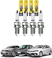 Jogo Velas de Ignição Gol G4 G5 G6 Golf Polo Saveiro Fox Voyage Motor EA111