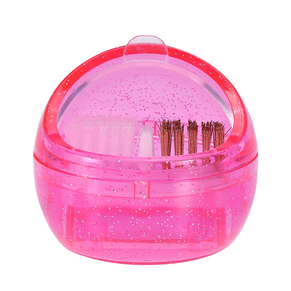 Nail Drill Bit Holder, Nail Drill Bit Cleaning Brush, Steel Wire Brush and Nylon Brush - Image 2