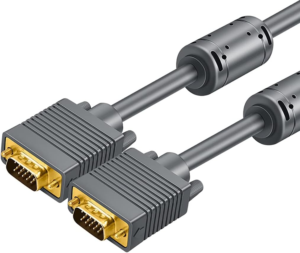 Hdmi DisplayPort VGA to VGA Cable 1080p High Resolutio Monitor Cord (HD15 M/M) for Projector Monitor or Any VGA Devices Computer Cables (Length : 20M)