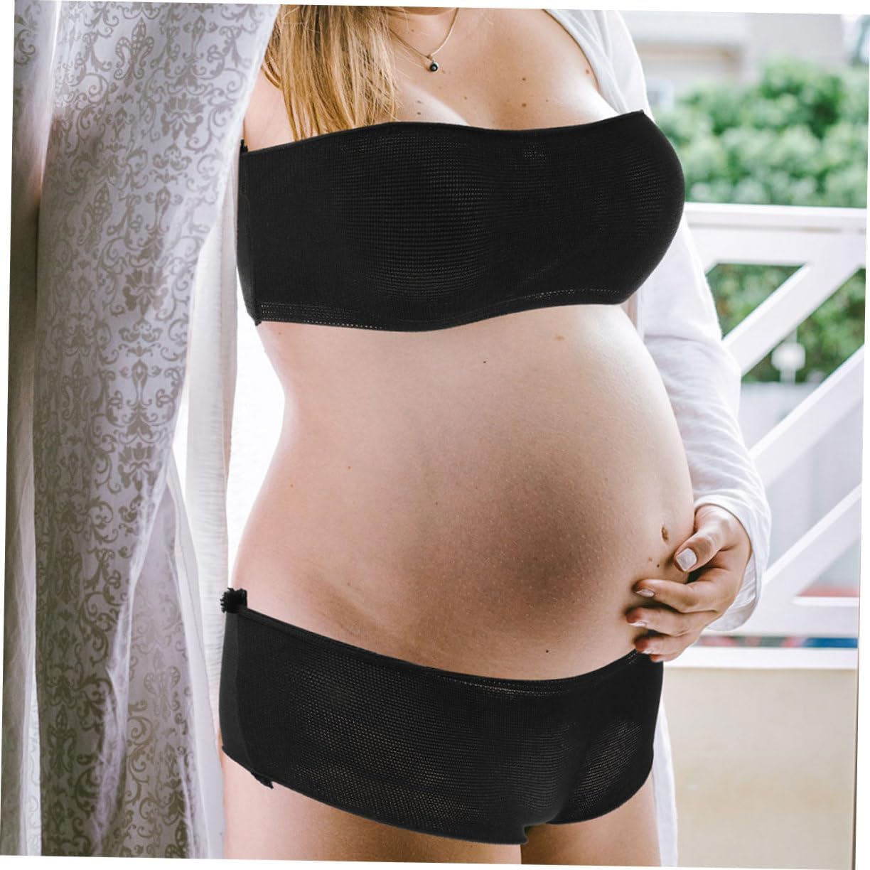 Didiseaon 1set Female Mesh Pants Pregnant Pants Leakproof Underwear for Women Nursing Accessories Postpartum Underwear Pack Black