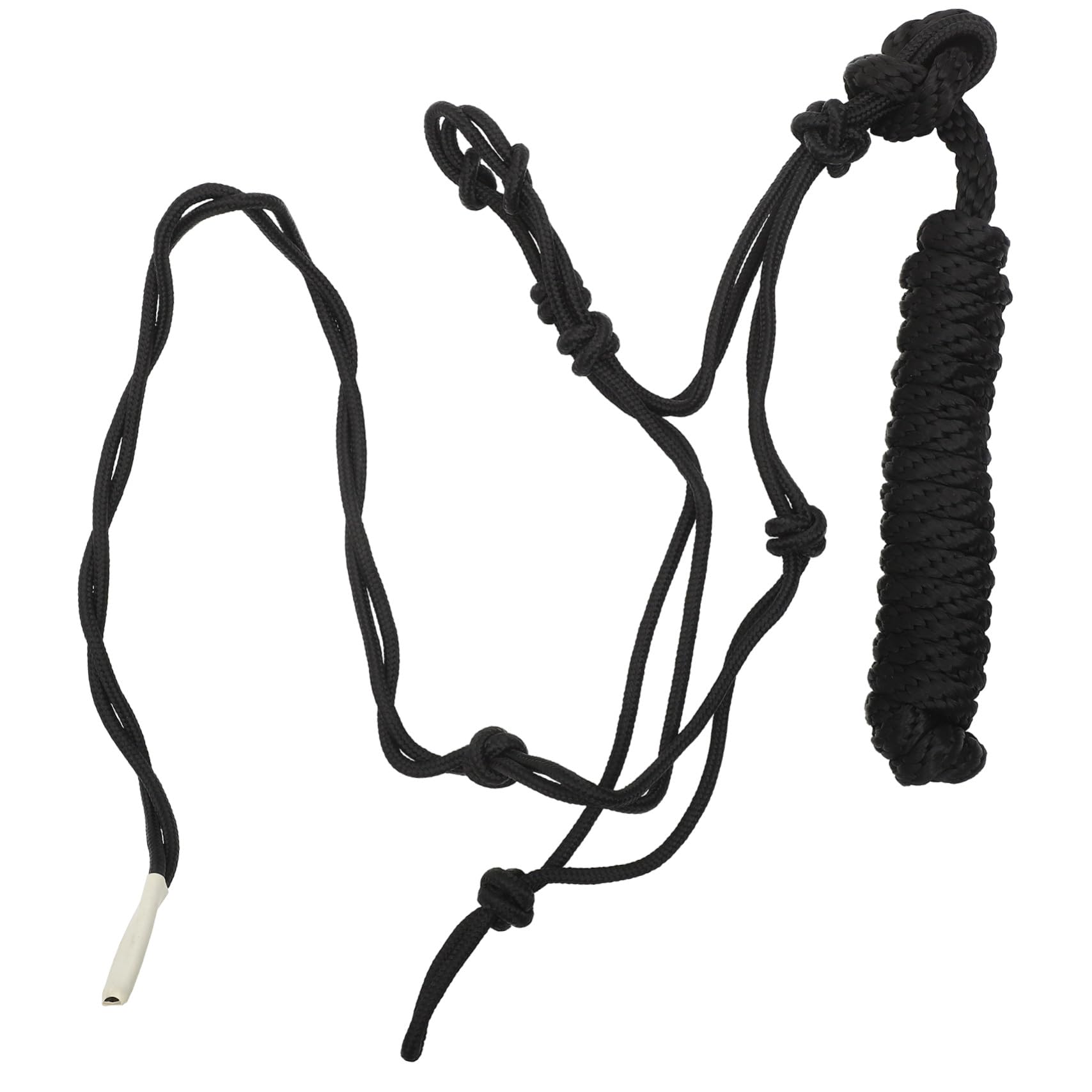 Cabestro para caballos azul con cuerda trenzada y resistente equipo de manejo