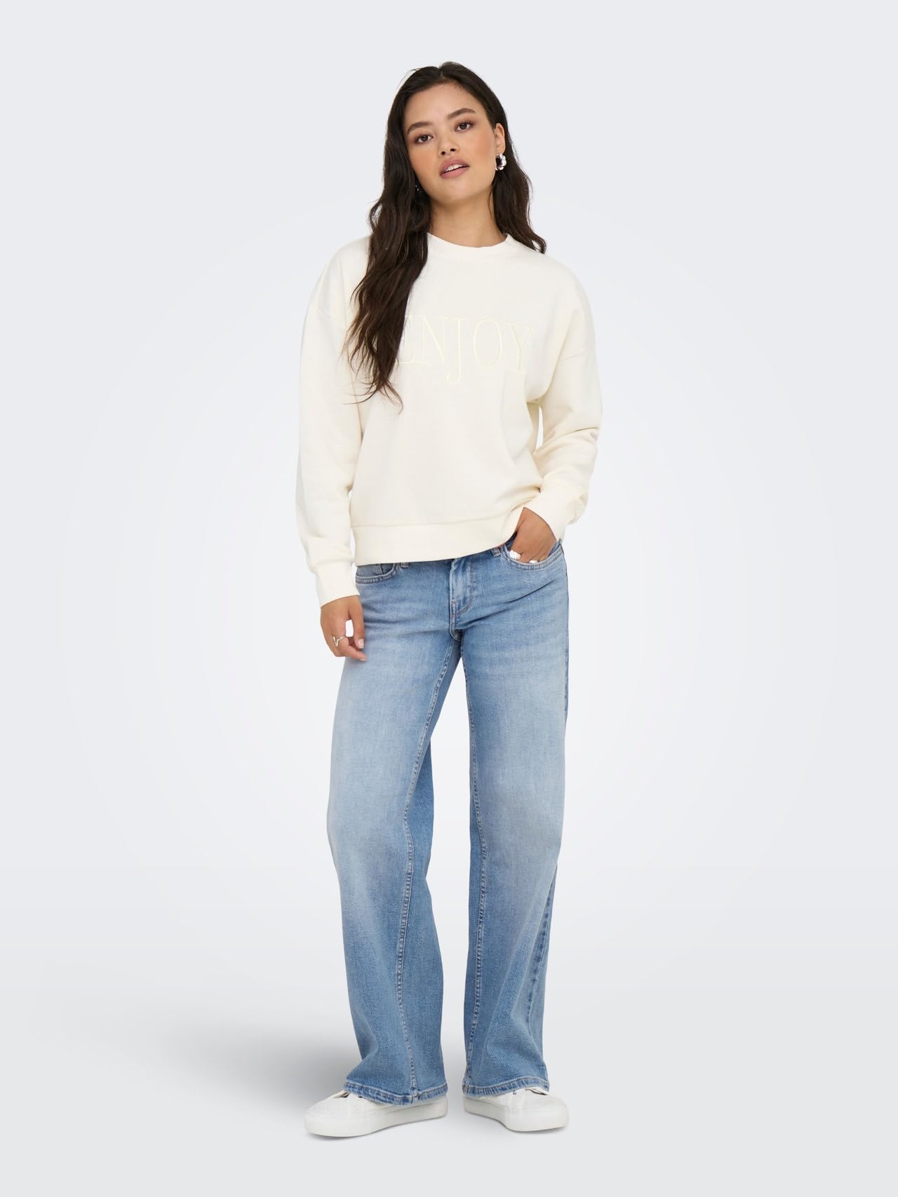 ONLY - Onljudy-o LW Wide Leg DNM Tai433 Noos, Onljudy-O LW Wide Leg DNM Tai433 Noos Donna