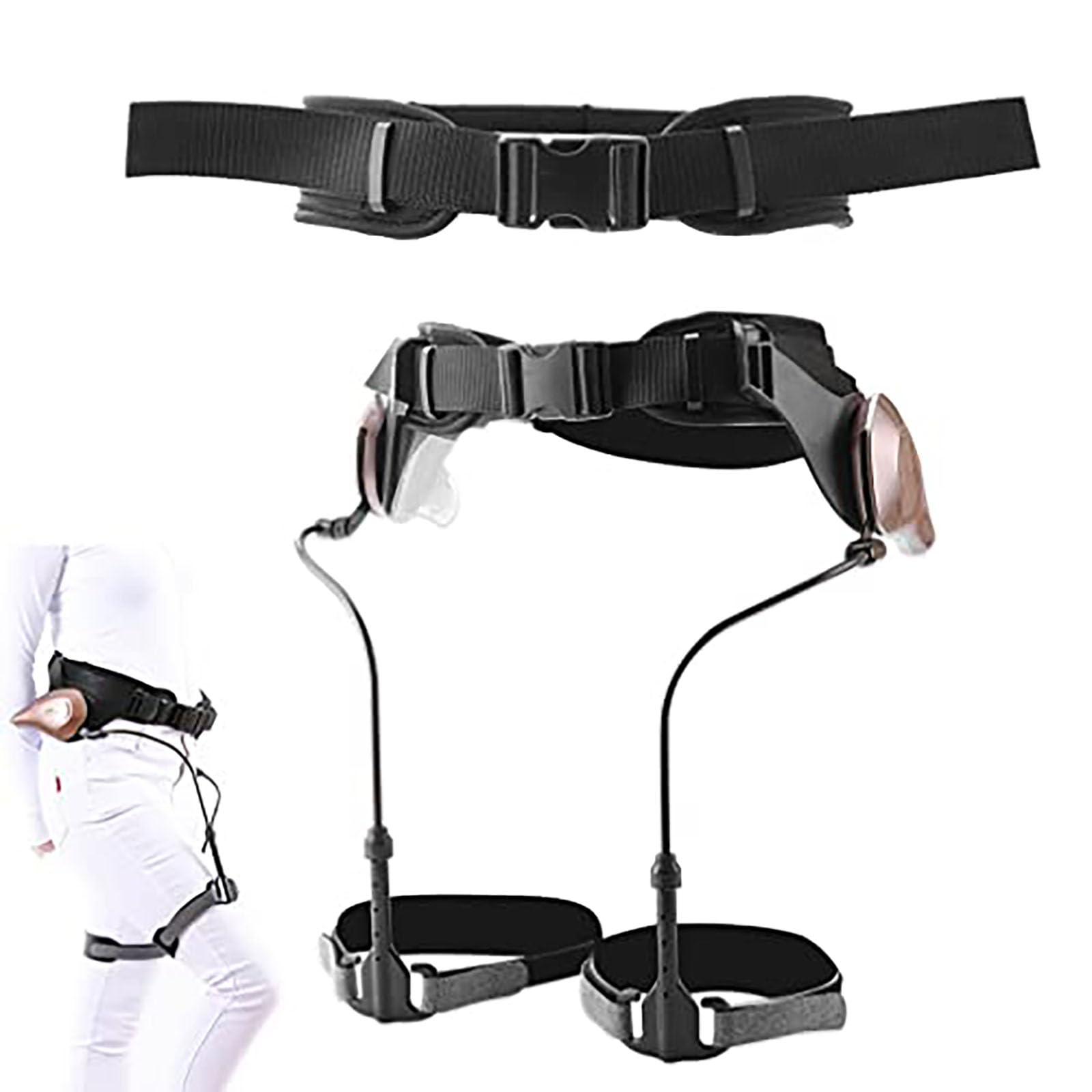 Exosquelette réglable pour l'aide à la mobilité à la marche et rééducation AVC