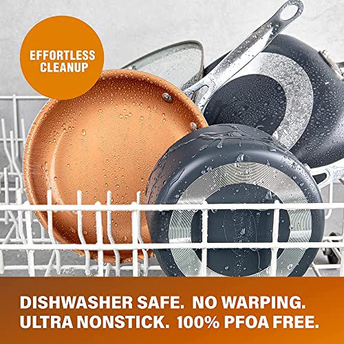 Gotham Steel Pots And Pans Set 12 Piece Cookware Set With Ultra Nonstick Ceramic Coating By Chef Daniel Green, 100% Pfoa Free, Stay Cool Handles, Metal Utensil & Dishwasher Safe - 2023 Edition #TOP5