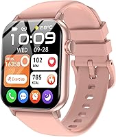 Vista 9 de Relojes inteligentes para hombres y mujeres, pantalla táctil HD de 1.83 pulgadas con llamadas Bluetooth, rastreador de actividad impermeable IP68