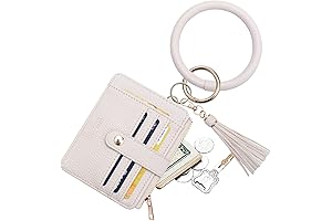Versatile Key Ring Bracelet with Card Holder