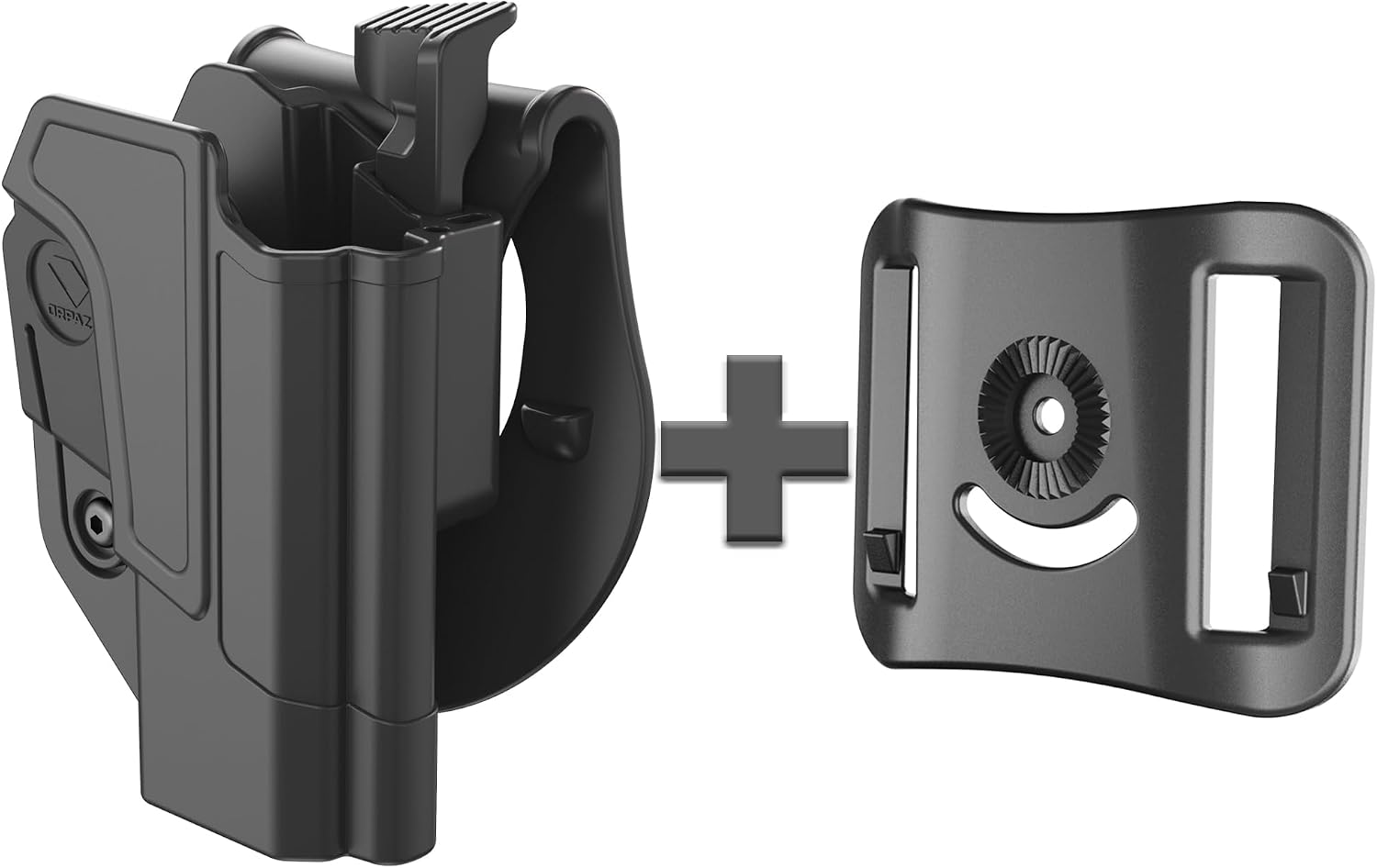 Orpaz C-Series G17 Holster - OWB, Level I/II Retention, Compatible With Glock 17 Gen3-Gen5