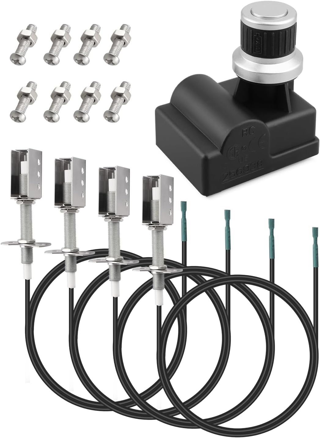 Grill Igniter Kit Fit for Members Mark GR2039201-MM-00 Grill Chef BIG-8116 Bakers & Chefs GR2039201-BC-00 SAMS Club ST1017-01 ST1017-012939