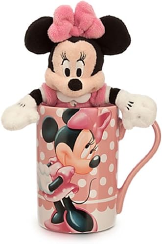Disney Tienda Minnie Mouse Taza De Café Taza De Peluche Juguete De Cerámica Nuevo 2014