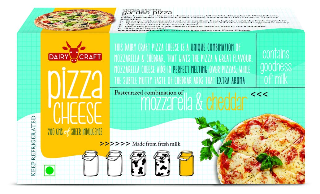 Dairy Craft Pizza Cheese, 200 g