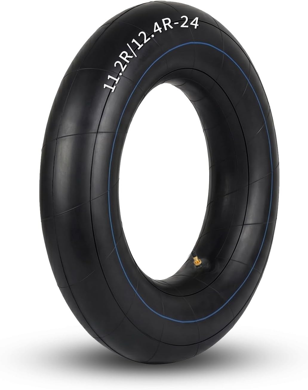 GICOOL 11.2R-24/12.4R-24 Tractor Tire Butyl Inner Tube, 1 Pack with TR218A Valve Stem, Heavy-Duty Inner Tube, Replacement Tube for Farm Tractor, Backhoe and Industrial Equipment