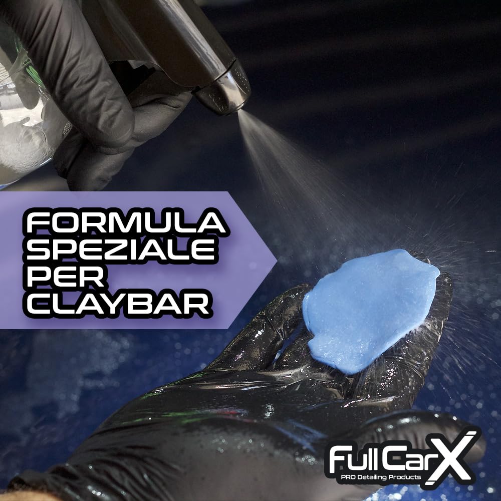 FULLCARX Clay Lube 5Ll Lubrificante per Barre di Argilla Claybar, Decontaminante Carrozzeria Auto, Formula Speciale, Grandi Prestazioni, Efficace e Sicuro, Prodotto Pulizia Professionale Detailing