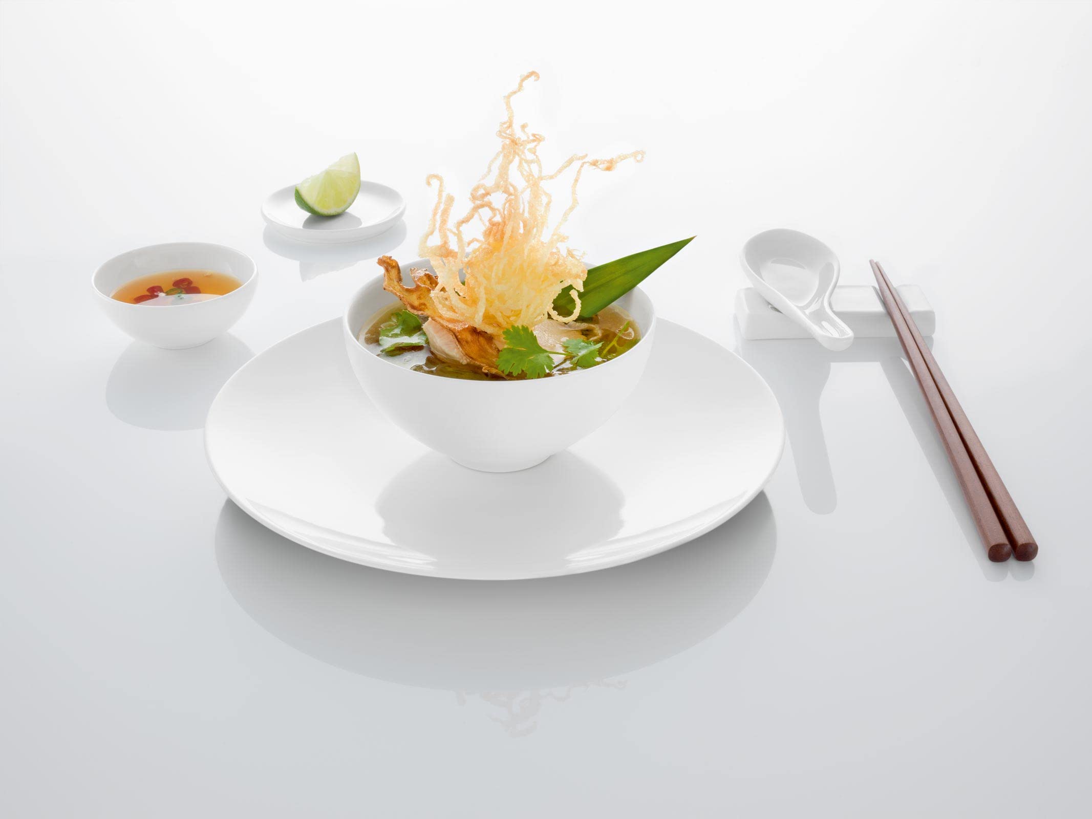 Villeroy & Boch Royal Suppenschale, 6er Set, 11 cm, Premium Bone Porzellan, Weiß