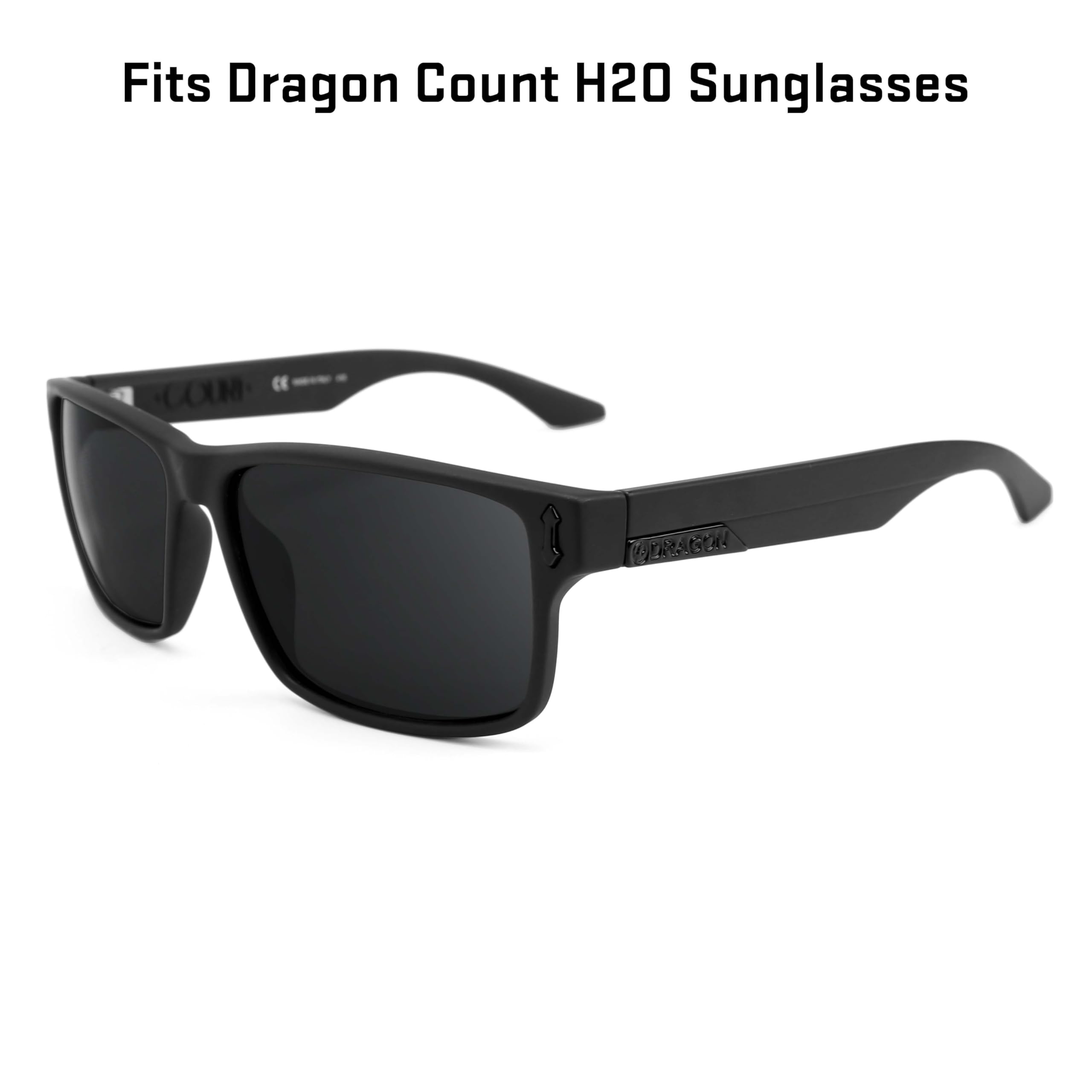 Revant Lentes de reemplazo compatibles con Dragon Count H2O | Polarizado disponible, 100 % protección UV, Resistente a impactos y arañazos, Ajuste preciso, Corrección óptica