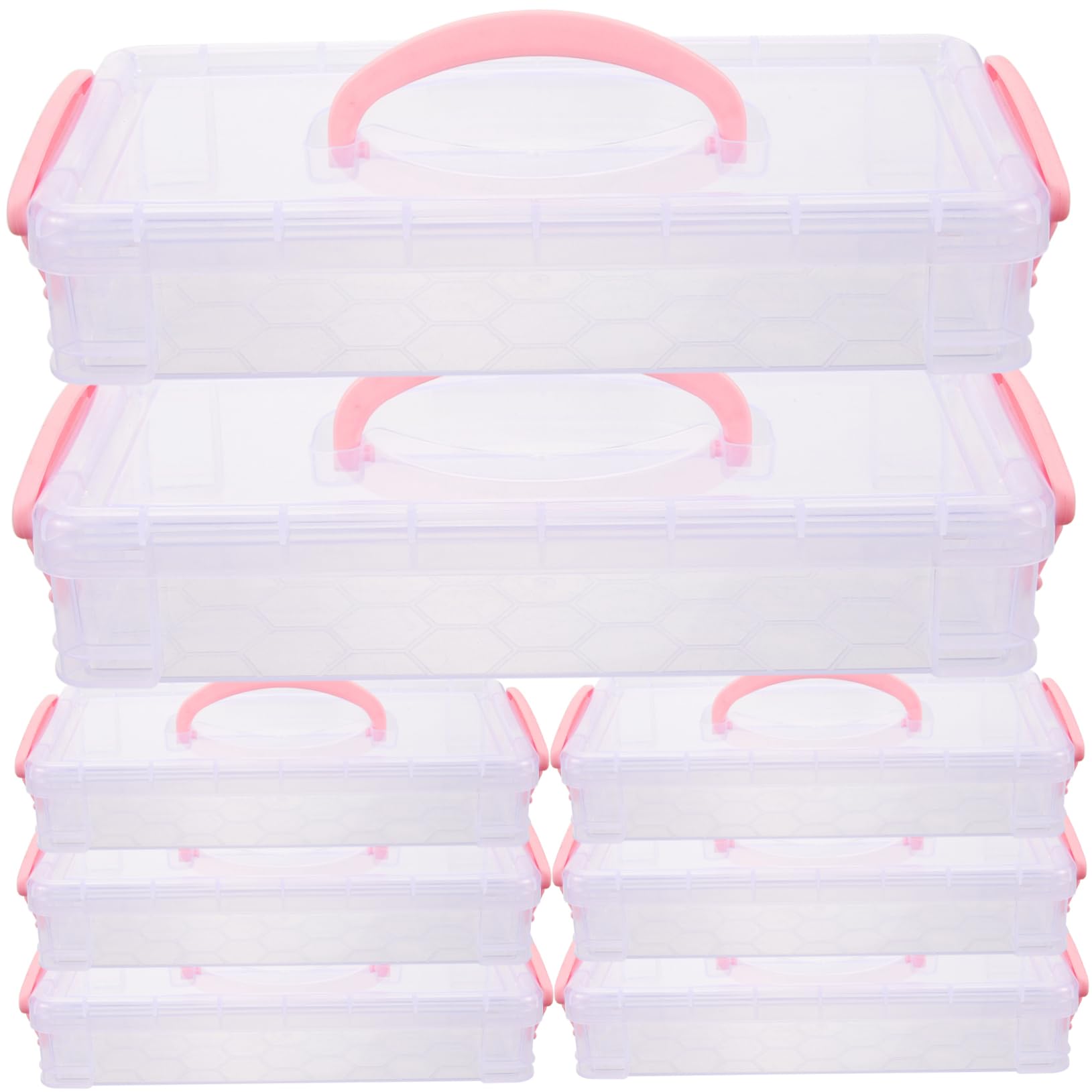 Homoyoyo Scatola Porta Oggetti Plastica per Studenti, Set 8 Pezzi