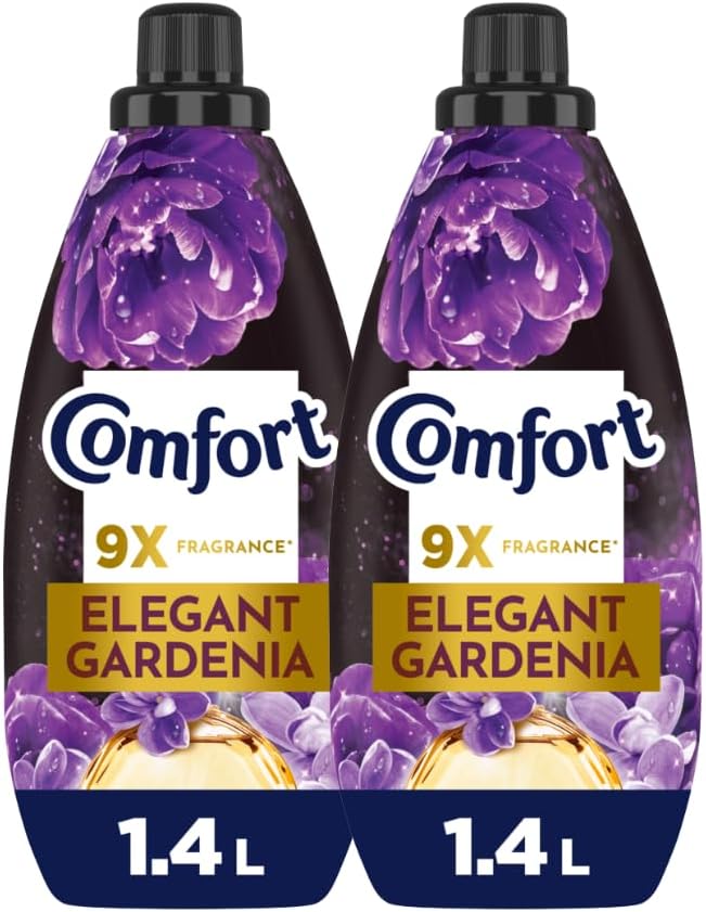 COMFORT Ultimate Care, Concentrated Softener, Long Lasting Fragrance, Elegant Gardenia, Full Garment Protection, 1400ml (Pack of 2)