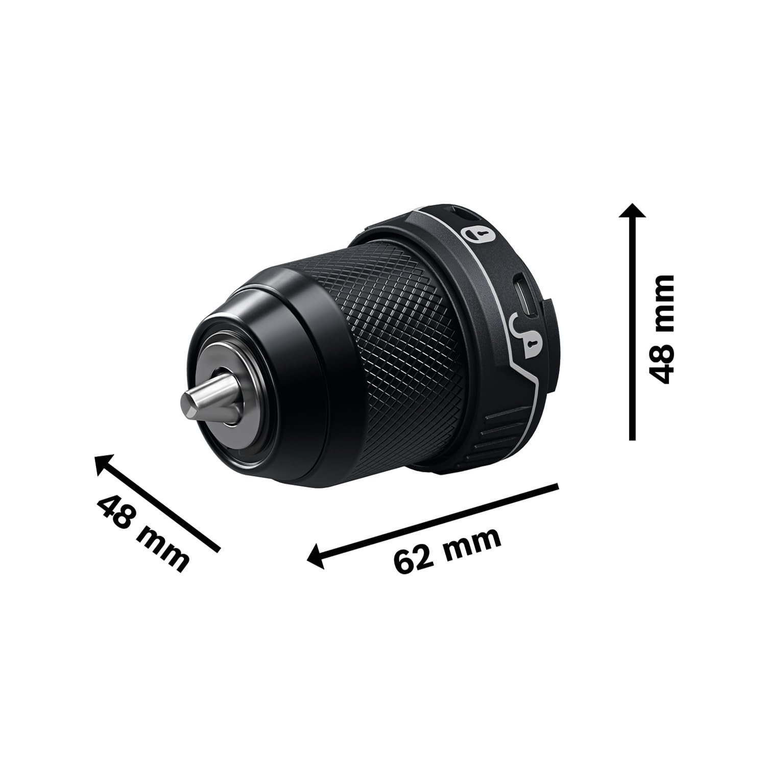 Bosch Professional adaptateur mandrin métal GFA 12-M (avec clic audible)