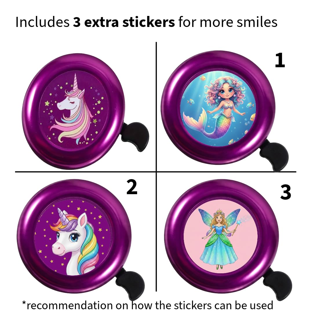 Kids Bike Basket Set - Unicorn & Dino Themes -4 Kids Bike Basket Set - Unicorn & Dino Themes -4