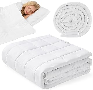 Gewichtsdecke 9kg 135x200cm, Weighted Blanket, Gewichtsdecke für Erwachsene für tiefen Schlaf, Schwere Decke, Anti Stress Therapiedecke, Entspannungsdecke