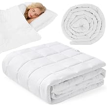 Weighted Blanket 7 kg 135 x 200 cm Anti-Stress White