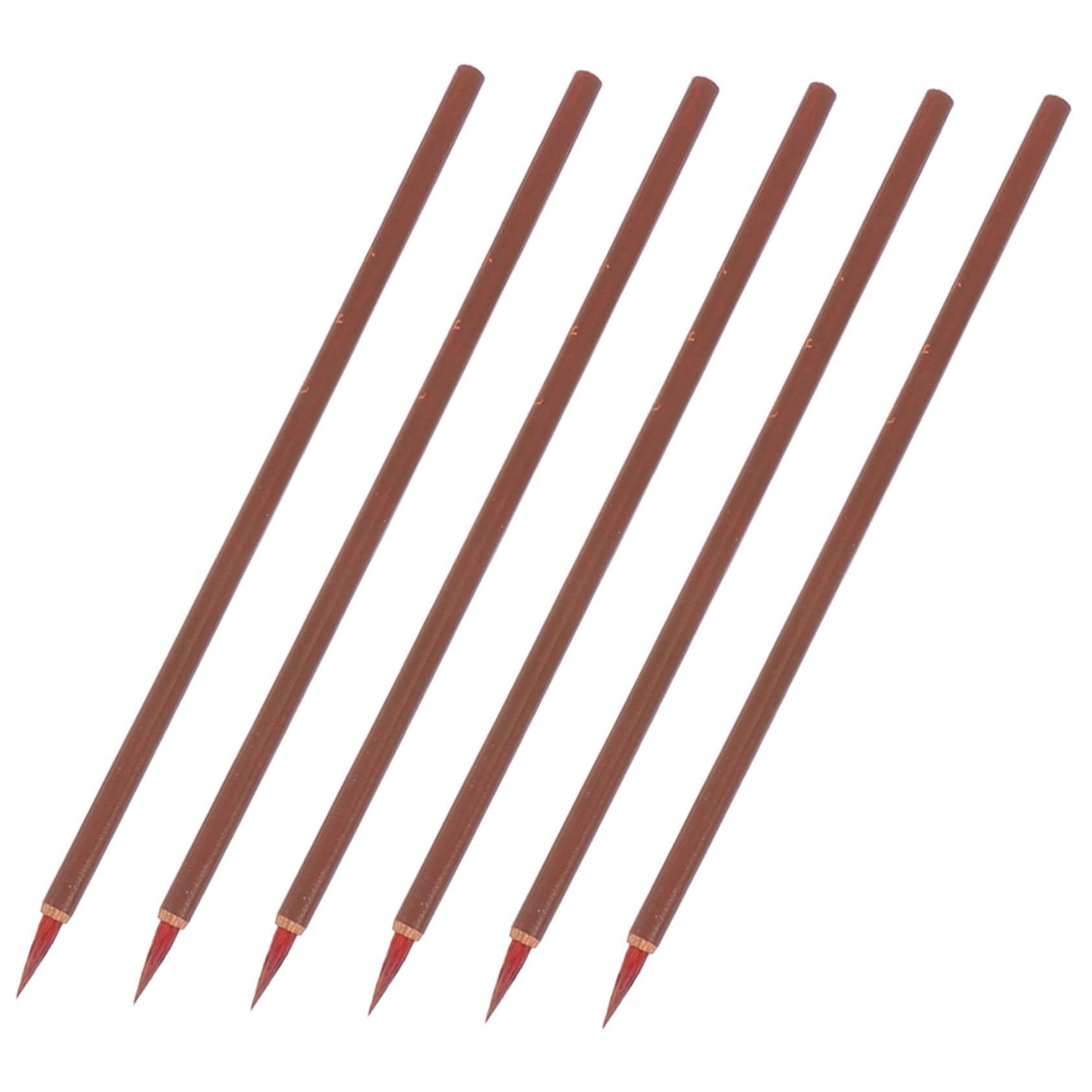 6pcs Portable Chinese Calligraphy Brush for Beginners Traditional Lightweight Writing Tool for Painting and Art Hair Brushes-image-17
