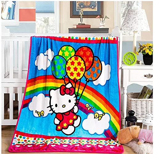 Wingsight Dinosaur Throw Blanket Cartoon Painting Adults & Baby Cozy Plush Fleece Coral Velvet Fuzzy Blanket For Bedroom Bed Couch Chair Living Room Air Conditioning Cool Blankets 39"X55" (Blue) #TOP15