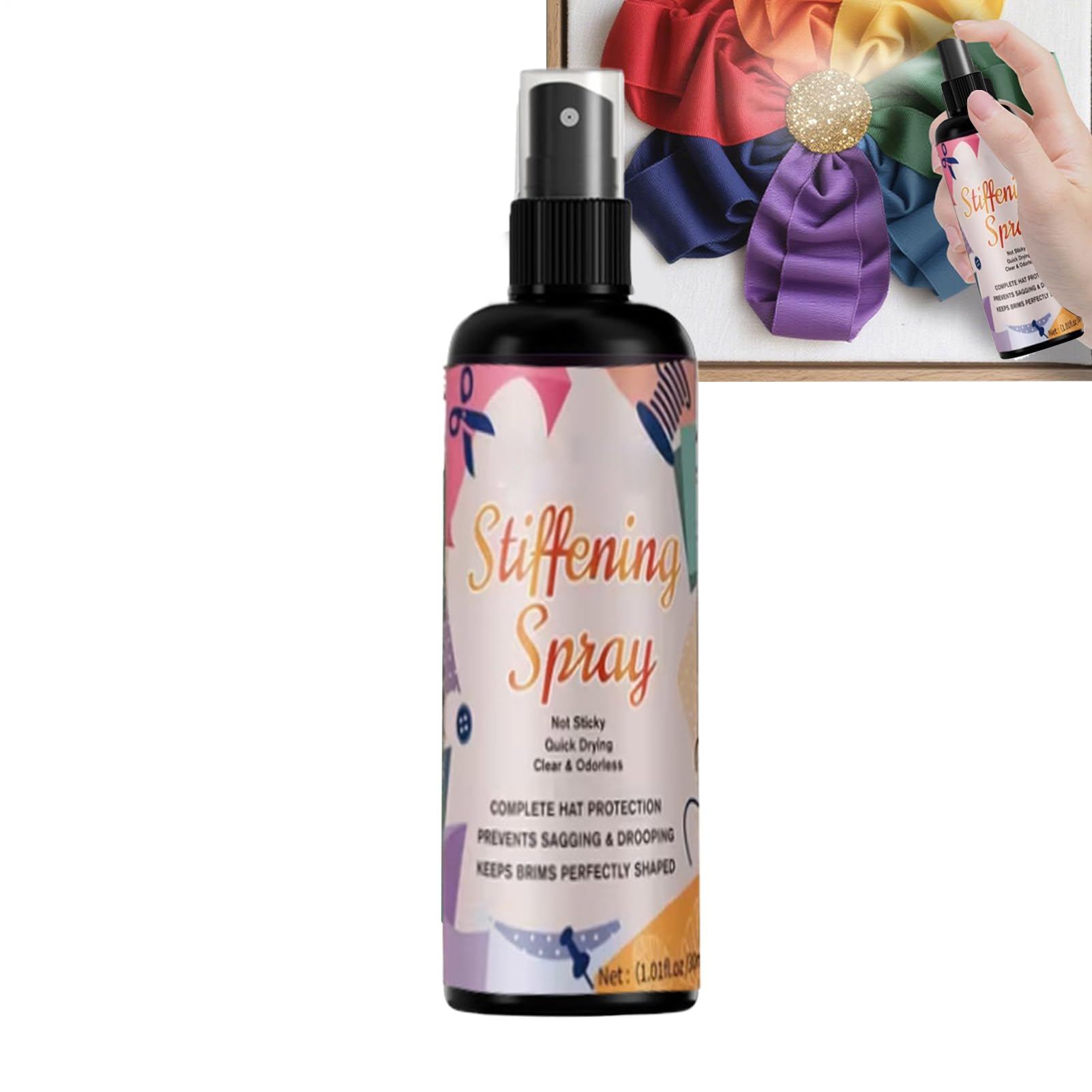 Durcisseur pour tissu rapide à absorber, 100ml, rigide pour chapeaux en feutre, vêtements en laine et feutre, art et déc