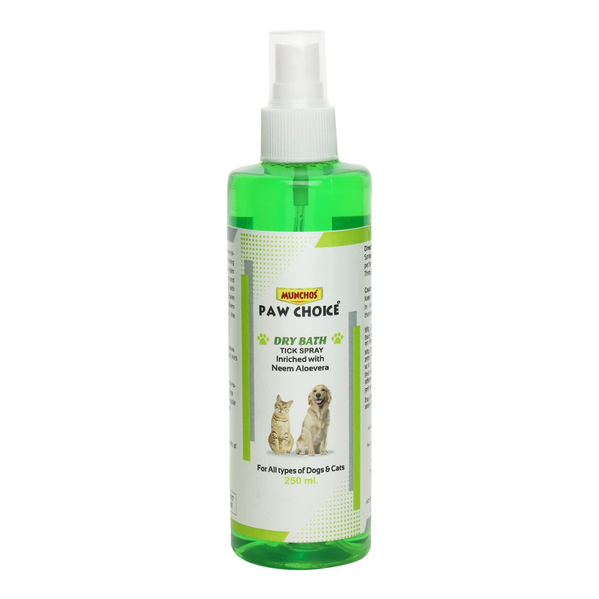 See full amazon price history chart for MUNCHOS Paw Choice Dry Bath Tick Spray for All Types of Dog & Cats, 250ml MUNCHOS Paw Choice Dry Bath Tick Spray for All Types of Dog & Cats, 250ml (B0B2D612V3) Amazon Price History, Amazon Price Tracker