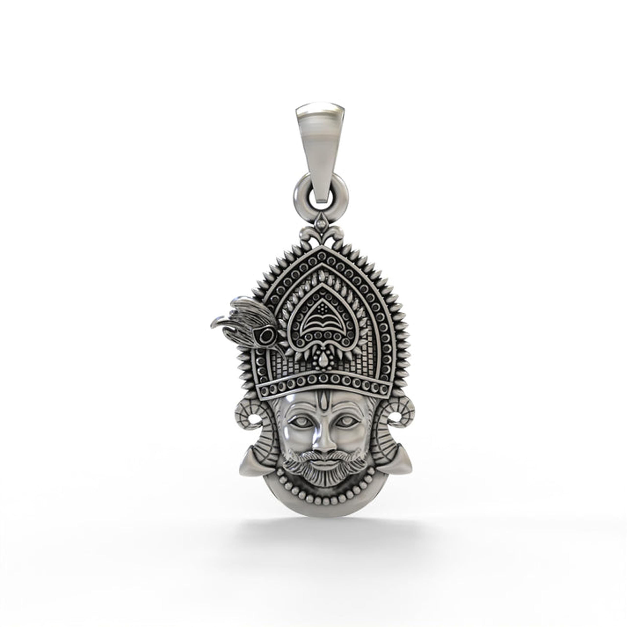 God Baba Khatu Shyam Ji Pendant for Men & Women Lord Baba Khatu Shyam ji Locket for Good Health & Wealth
