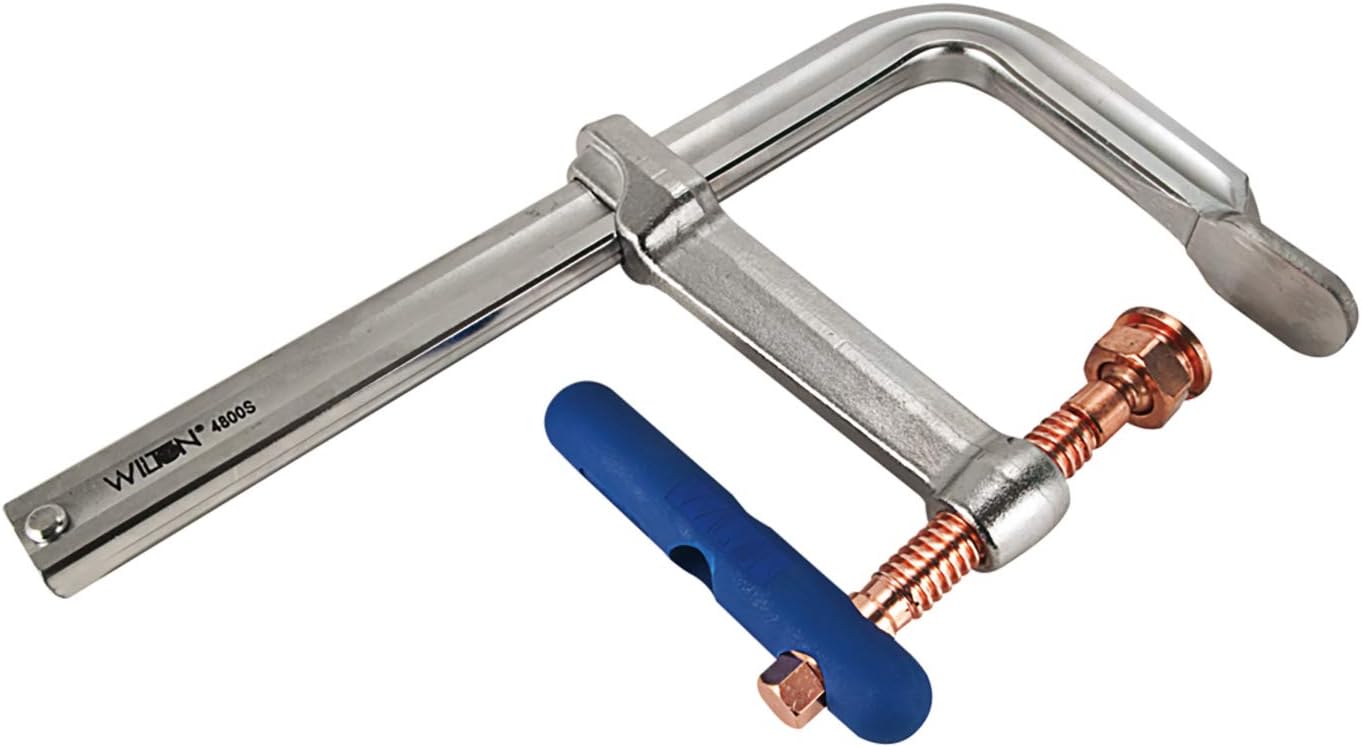 Wilton Spark-Duty Heavy F-Clamp, 48" Opening, 7" Throat, 4880 Lbs. Clamping Force (Model 4800S-48C)
