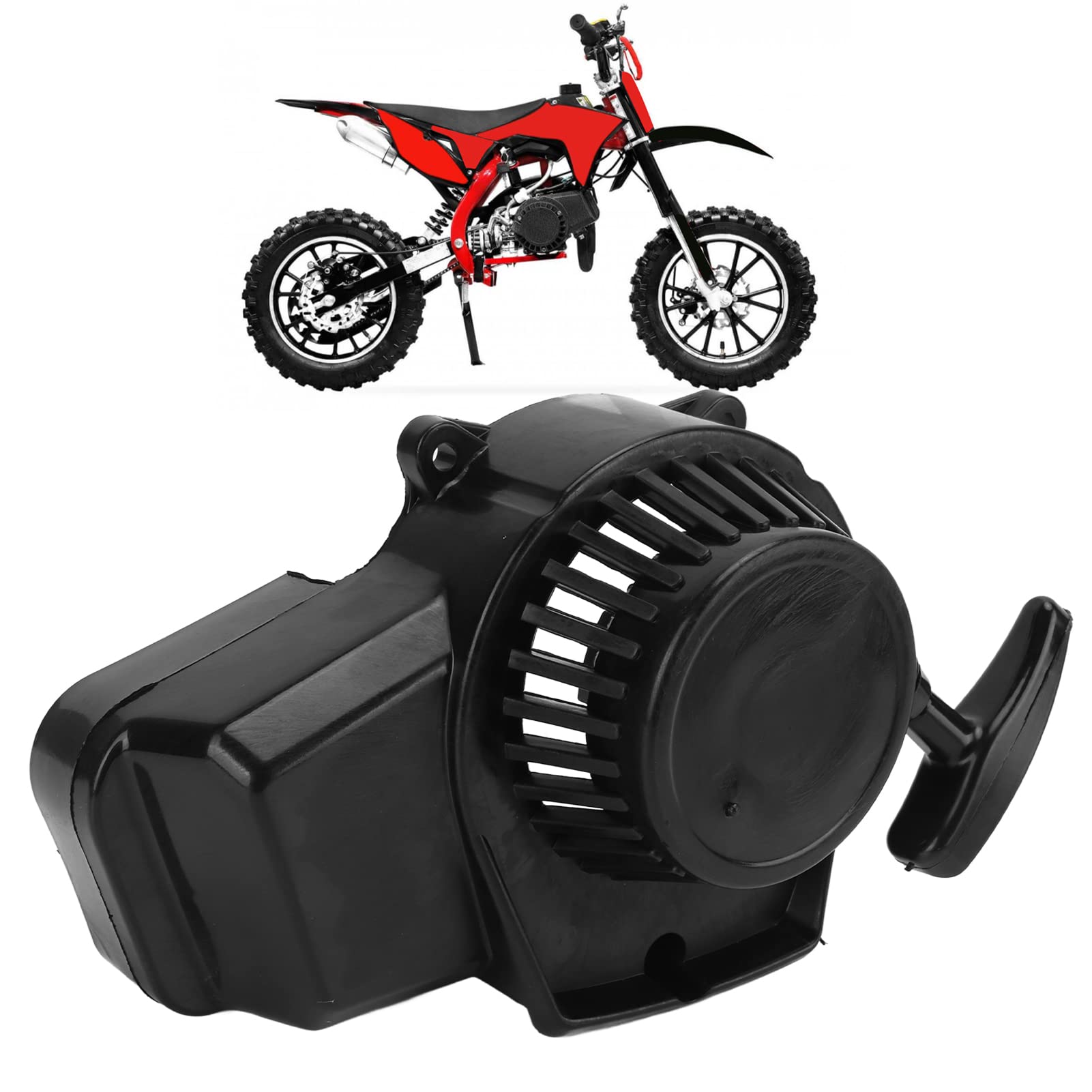 KIMISS Avviamento a Strappo per Mini Quad da 47 49 Pocket Dirt Bike - Parti Durevoli della Piastra del Motore in ABS