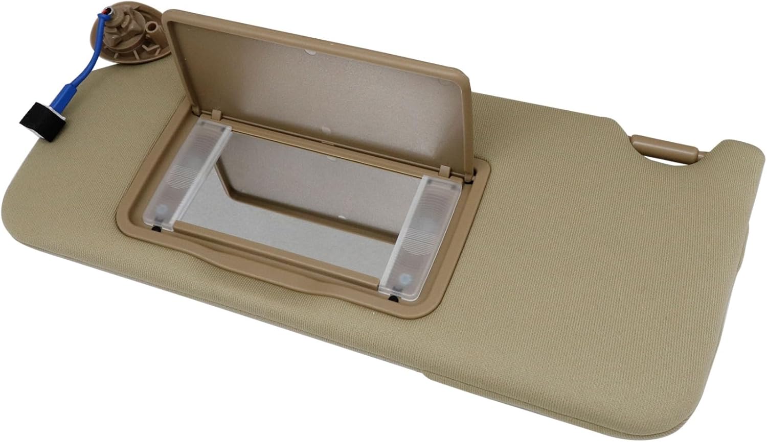 Priprilod Driver Side Sun Visor Ivory Replace 83280-T2F-A52ZA Compatible with Honda Accord 2013 2014 2015 2016 2017