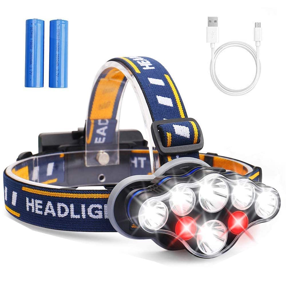 See full amazon price history chart for SEAHAVEN Rechargeable Headlamp, 8 LED Headlamp Flashlight 18000 Lumen 8 Modes with White Red Lights USB Cable 2 Batteries, Waterproof Head Lamp for Outdoor Camping Cycling Running Fishing SEAHAVEN Rechargeable Headlamp, 8 LED Headlamp Flashlight 18000 Lumen 8 Modes with White Red Lights USB Cable 2 Batteries, Waterproof Head Lamp for Outdoor Camping Cycling Running Fishing (B09TP162WR) Amazon Price History, Amazon Price Tracker