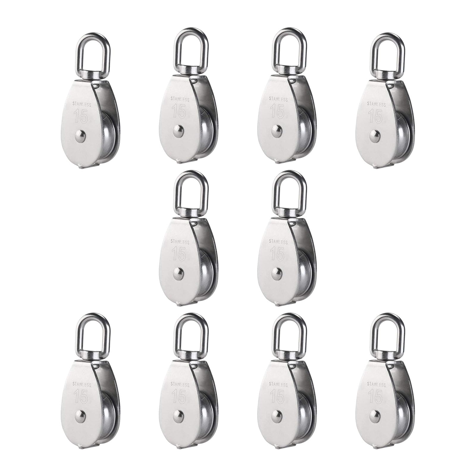 Errory M15 Of 10 Industrial Grades 304 Nonrust Steel Pulleys Warehouse Pulley Structure For Construction And Warehouse Use Industrial Lifting Pulley