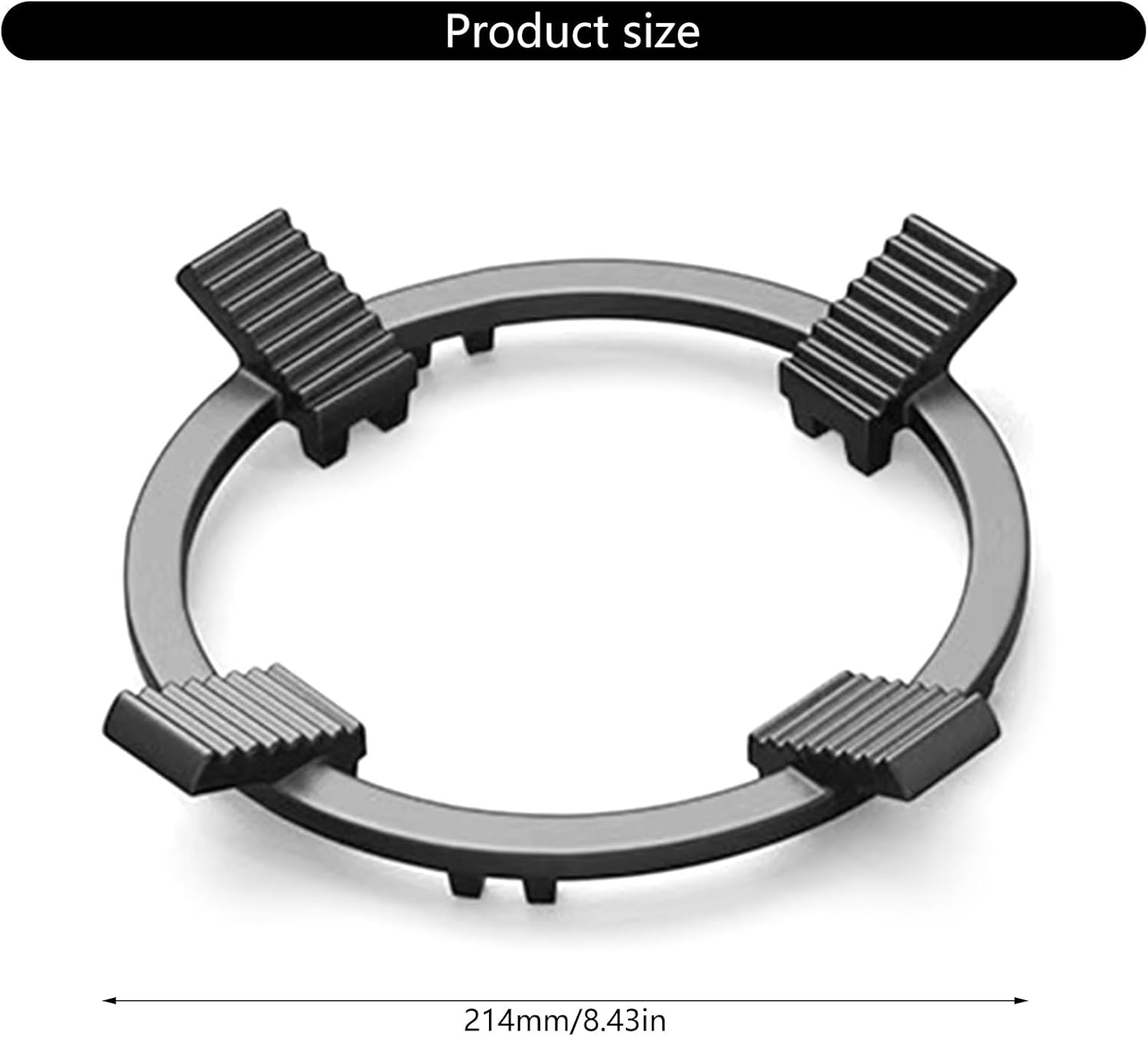 Cast Iron Wok Rings Stand Nonslip Heavy Duty Rings Rack for Round Bottom Wok Pans 5 Claw Stove Rack Stove Burners