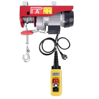 Up Down Switch Control Station,Hoist Crane Push Button Switch with Emergency Stop Rain Proof Lifting Pendant Controller