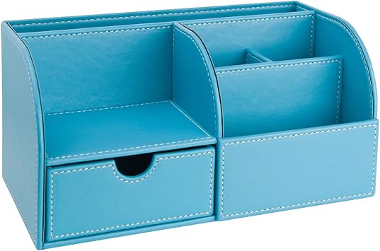 Masa st  D zenleyici,Kalemlik,Kumandal k,K pbloknotluk,Tabletlik,Kitapl k,6 G zl , ekmeceli,Desktop Organizer,Vegan,24,5 * 13 * 12