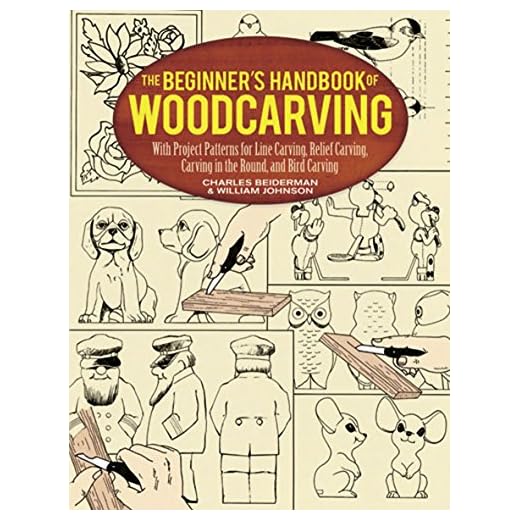 The Beginner's Handbook of Woodcarving: With Project Patterns for Line Carving, Relief Carving, Carving in the Round, and Bird Carving (Dover Woodworking)
