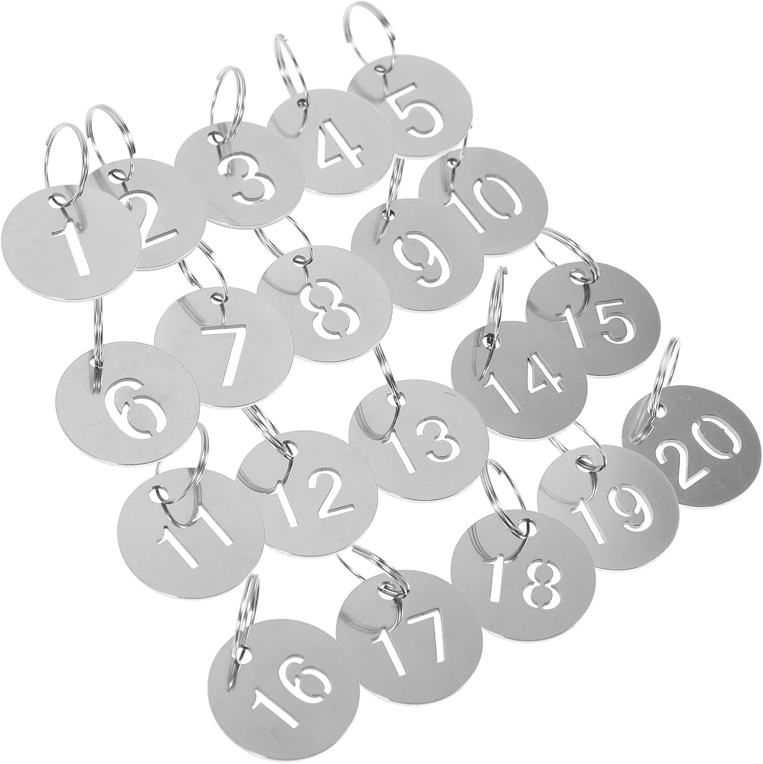 Targhette numeriche in acciaio inossidabile