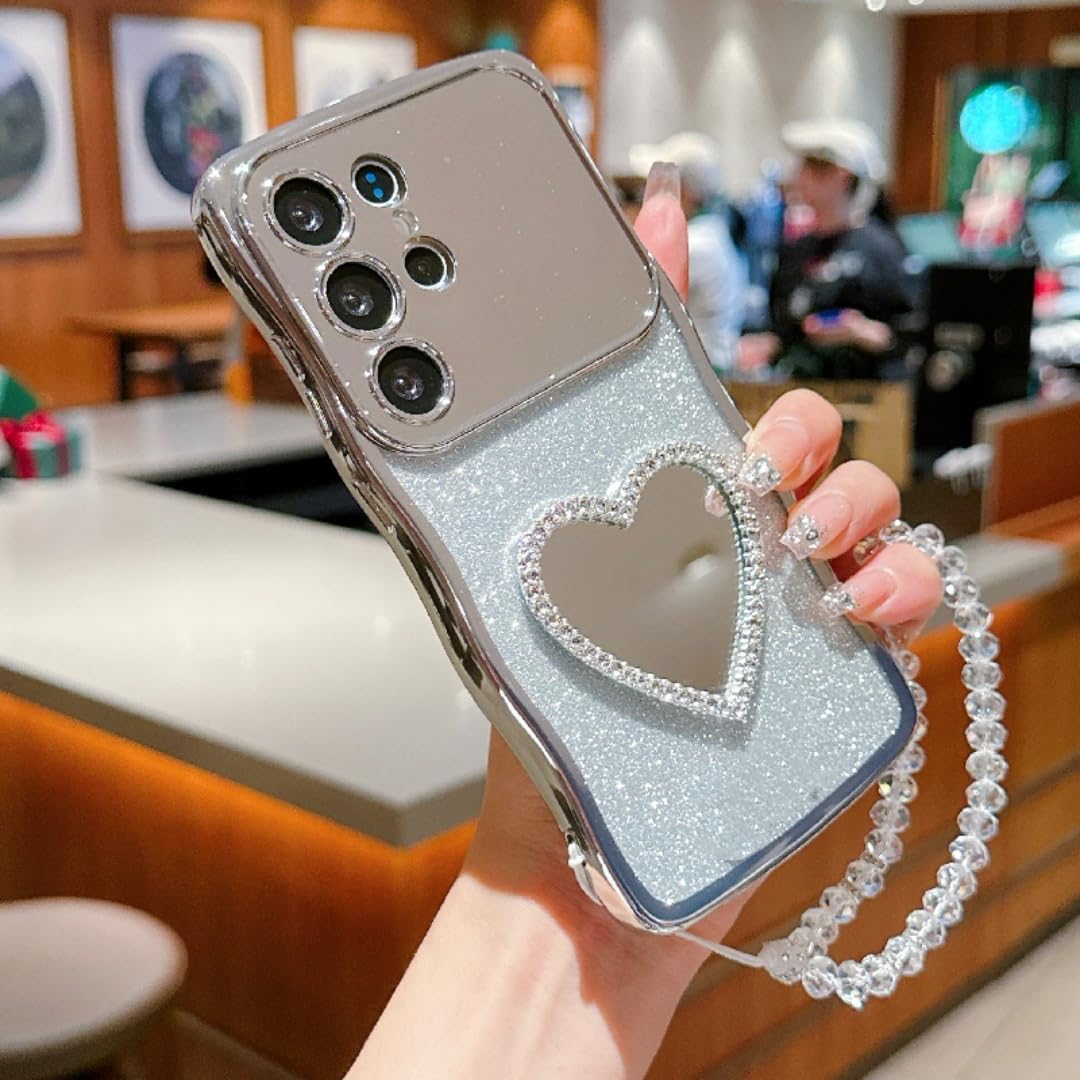Étui magnétique à Paillettes pour Samsung Protégeant des Chutes Grâces au Cordon Intégré - 6