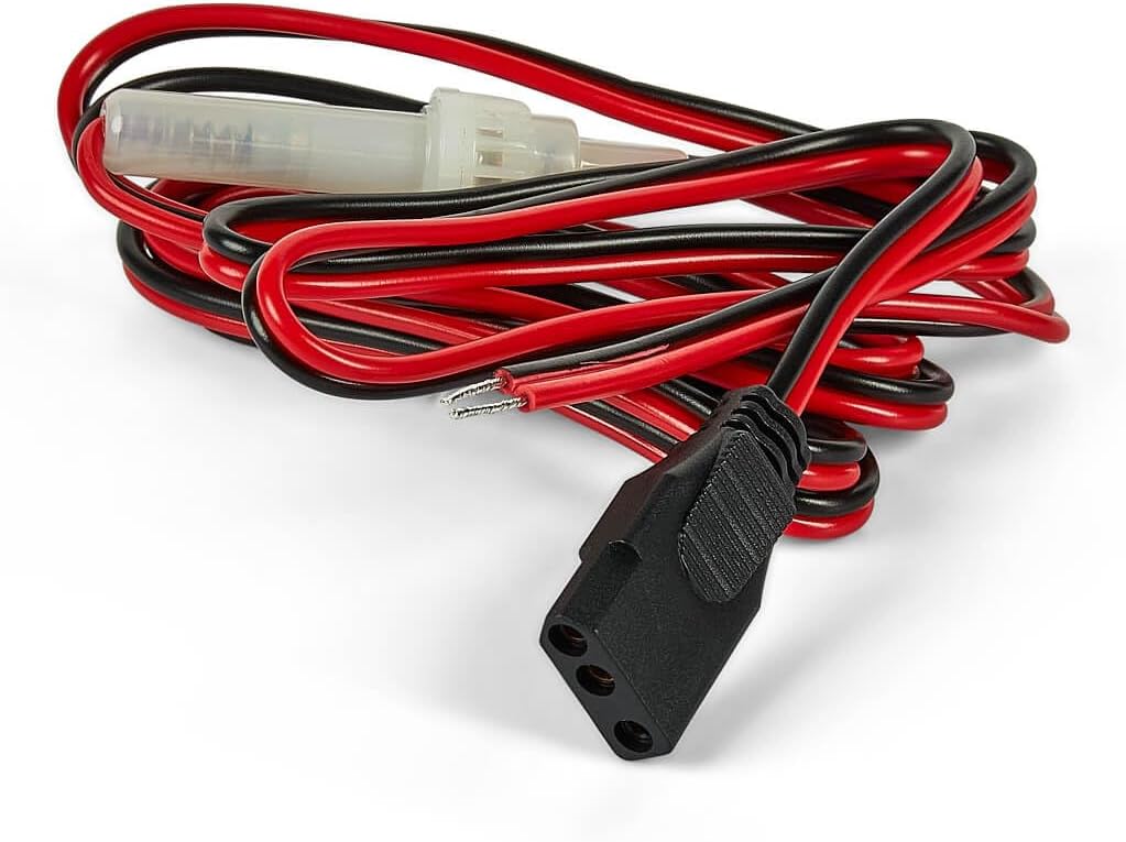 cb 3 pin power cord and plug suitable for uniden president audioline cobra and others