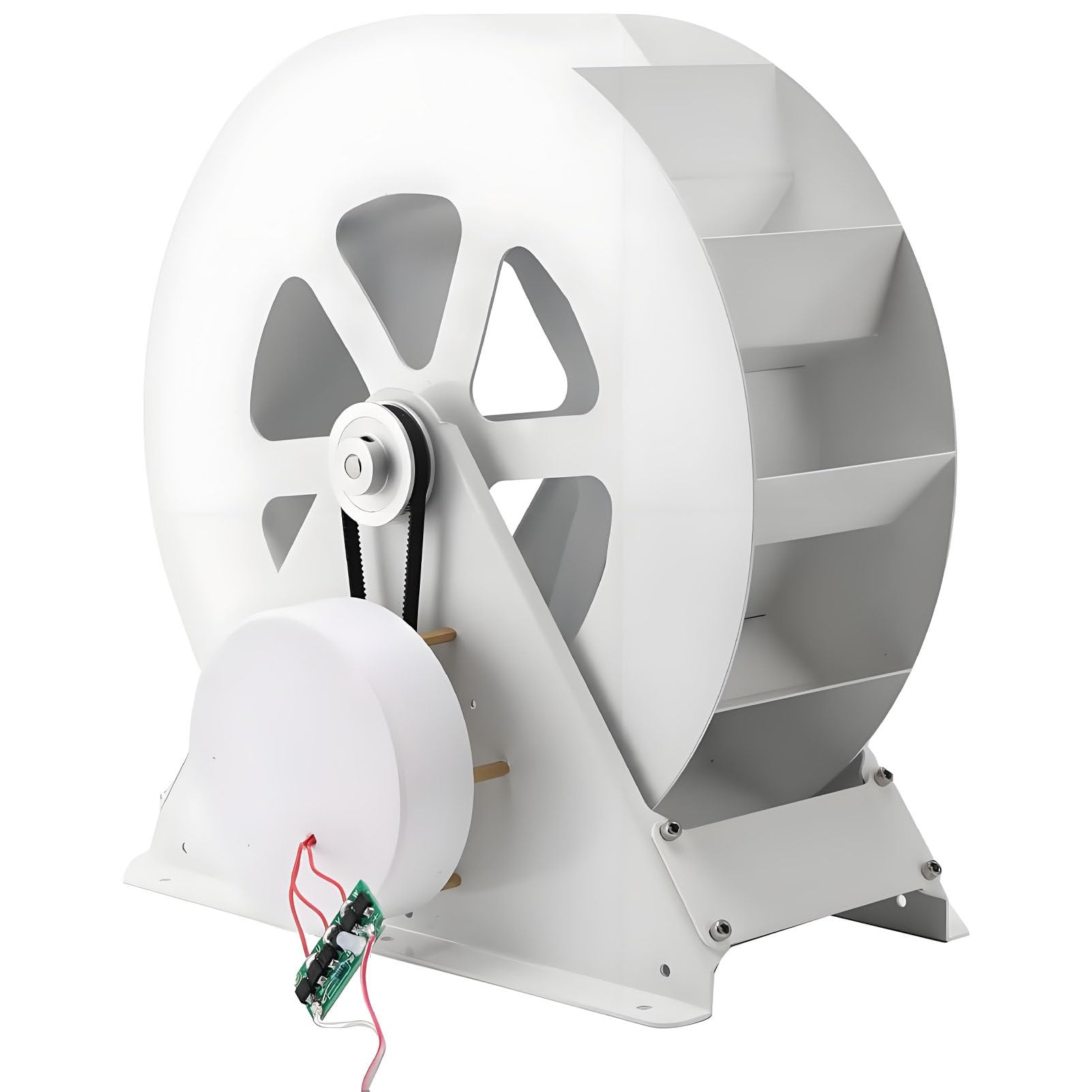 Generador hidroeléctrico portátil 50W | Generador de energía de rueda hidráulica de baja velocidad de 50 W/100 W para iluminación exterior