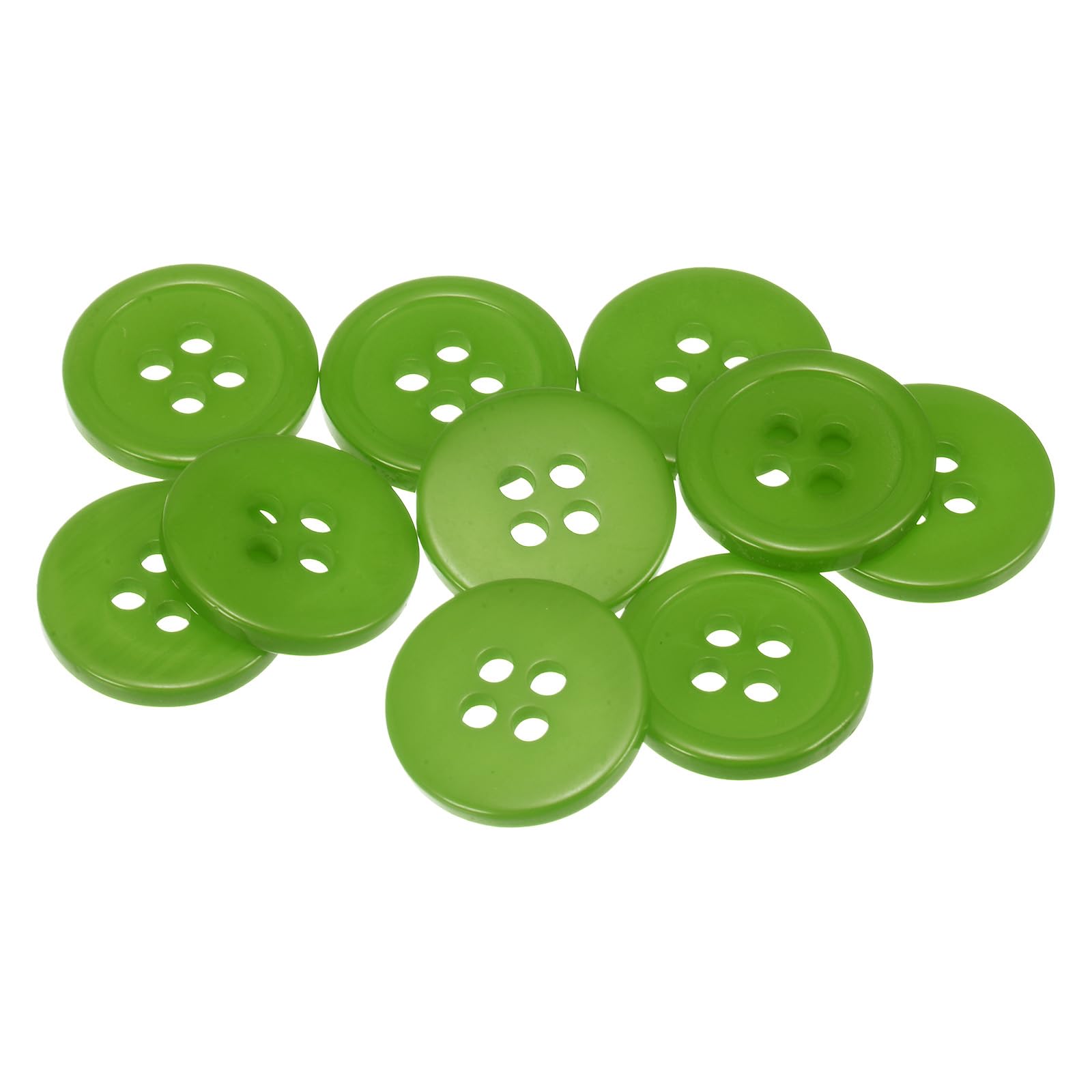 QUARKZMAN 80 stuks houten knopen 30 mm (1 3/16) 4-gaats ronde